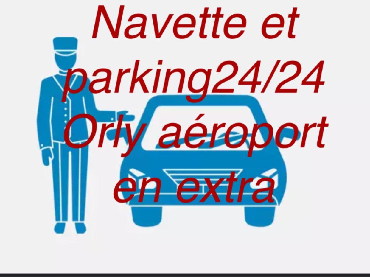 4Pers 2Lits 5 Min Aeroport Orly,Navette Et Parking Extra,Location En Nuit Et Jourchez Sandro, Athis-Mons Eksteriør bilde